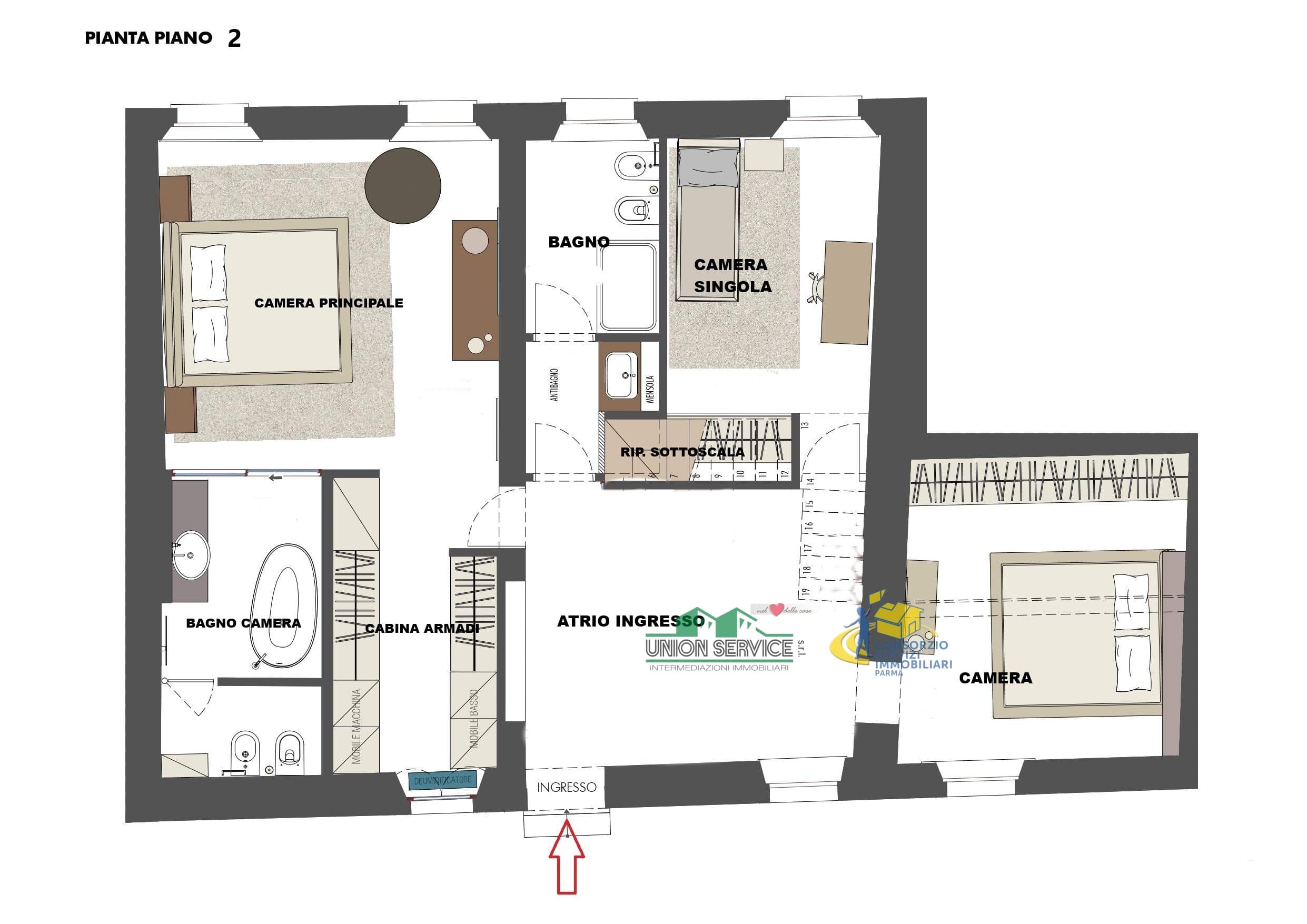 3 camere Parma · 10977 · foto 27